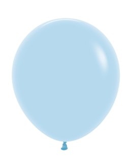 Balony lateksowe Sempertex, Pastel Matte Blue, 45cm, 1szt. Sempertex