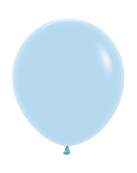 Balony lateksowe Sempertex, Pastel Matte Blue, 45cm, 1szt. Sempertex