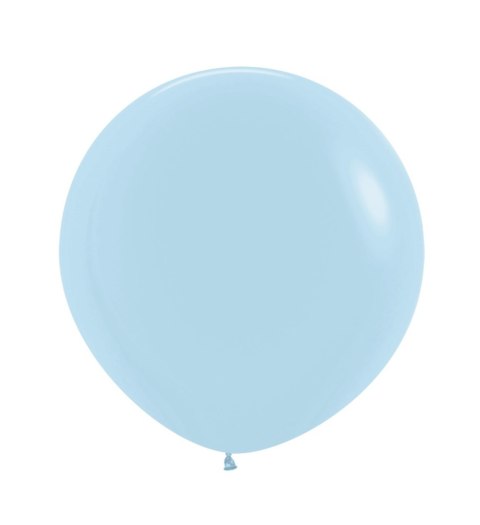 Balony lateksowe Sempertex, Pastel Matte Blue, 60cm, 1szt. Sempertex