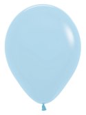 Balony lateksowe Sempertex Pastel Matte Blue jasnoniebieski 30cm, 50szt. Sempertex