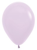 Balony lateksowe Sempertex, Pastel Matte Lilac, 30cm, 50szt. Sempertex