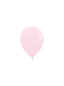 Balony lateksowe Sempertex, Pastel Matte Pink, 12cm, 50szt. Sempertex