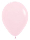 Balony lateksowe Sempertex, Pastel Matte Pink jasnoróżowy 30cm, 50szt. Sempertex