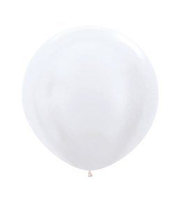 Balony lateksowe Sempertex, Pearl White, 60cm, 1szt. Sempertex