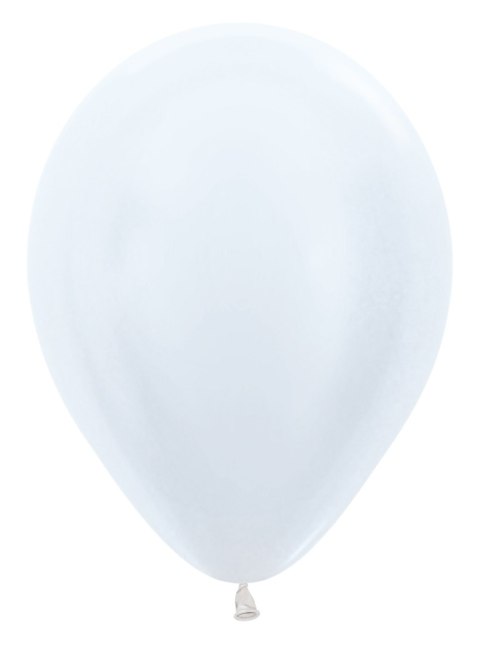 Balony lateksowe Sempertex Pearl White biały perłowy 30 cm, 12szt. Sempertex Balony lateksowe Sempertex Pearl White biały perłowy 30 cm, 12szt. Sempertex