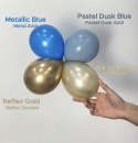 Balony lateksowe Sempertex, Reflex Gold, 12cm, 50szt. Sempertex