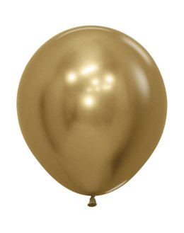 Balony lateksowe Sempertex, Reflex Gold, 60cm, 1szt. Sempertex