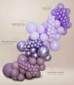 Balony lateksowe Sempertex, Silk Light Amethyst, 45 cm, 1 szt. Sempertex
