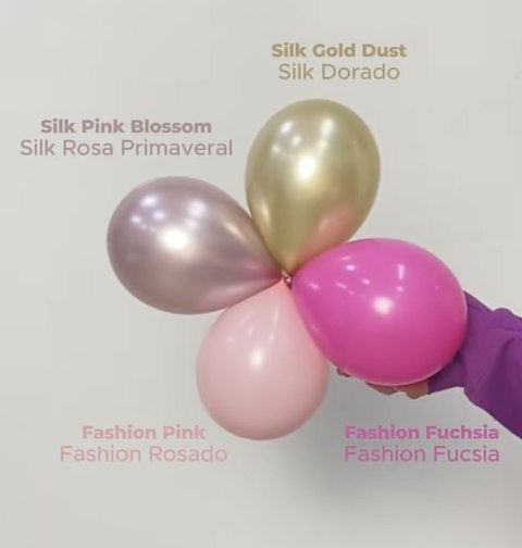 Balony lateksowe Sempertex, Silk Pink Blossom, 45cm, 25 szt. Sempertex Balony lateksowe Sempertex, Silk Pink Blossom, 45cm, 25 szt. Sempertex