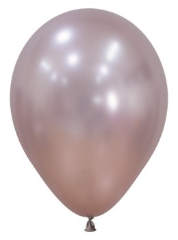 Balony lateksowe Sempertex, Silk Pink Blossom jasny róż chrome 30cm, 50szt. Sempertex