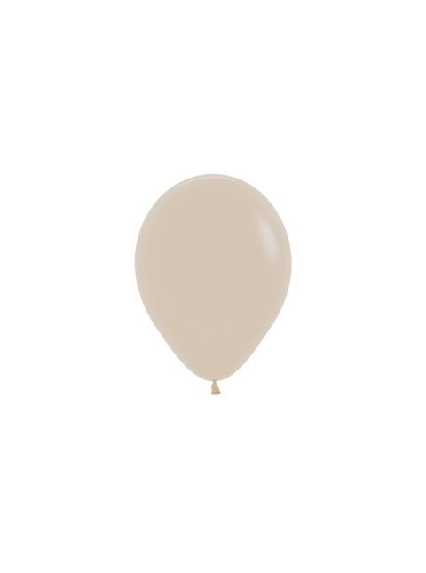 Balony lateksowe Sempertex White Sand, beżowe 12cm, 50szt. Sempertex