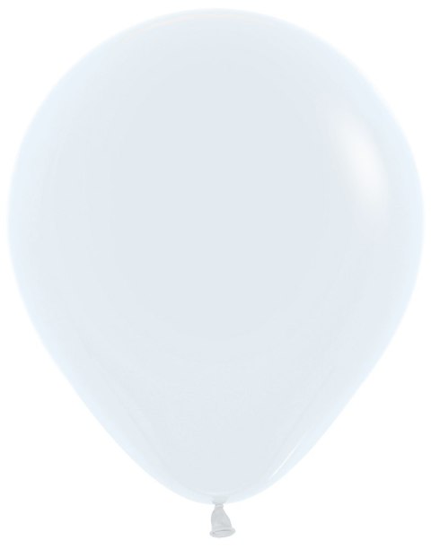 Balony lateksowe Sempertex White, biały 45cm, 25 szt. Sempertex