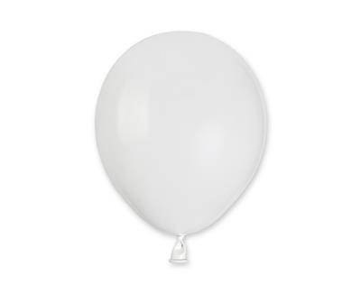 Balony lateksowe pastelowe Gemar Białe White 12cm, 100 szt. Gemar Balony lateksowe pastelowe Gemar Białe White 12cm, 100 szt. Gemar