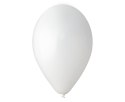 Balony lateksowe pastelowe, Gemar Białe White, 33cm, 50szt. Gemar