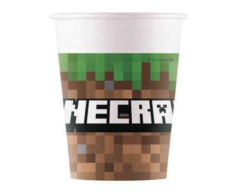 Kubeczki papierowe Minecraft 200 ml, 8 szt. Procos Kubeczki papierowe Minecraft 200 ml, 8 szt. Procos