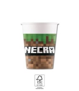 Kubeczki papierowe Minecraft 200 ml, 8 szt. Procos