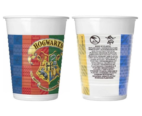 Kubeczki plastikowe Harry Potter - 200ml 8 szt. Procos Kubeczki plastikowe Harry Potter - 200ml 8 szt. Procos