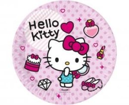Papierowe talerzyki Hello Kitty, 23 cm, 8szt Procos