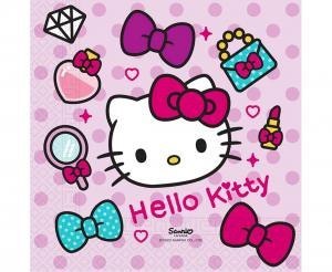 Serwetki papierowe, Hello Kitty, Fashion Stylish, 33x33 cm, 20 szt. Procos