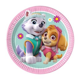 Talerzyki papierowe PSI PATROL Skye i Everest, 20cm, 8szt. Procos