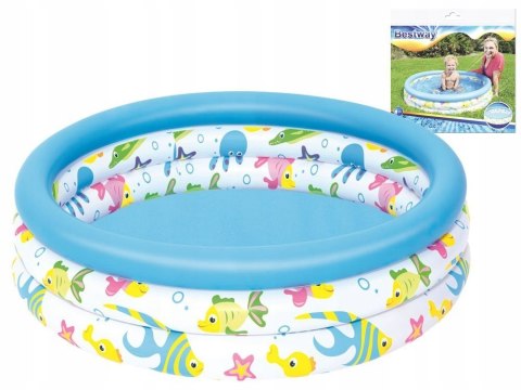 Basen dmuchany 1,02m x 25cm BESTWAY | 51008 Basen dmuchany 1,02m x 25cm BESTWAY | 51008