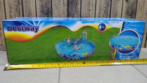 Basen rozporowy 2,44m x h46cm BESTWAY | 55031 Basen rozporowy 2,44m x h46cm BESTWAY | 55031
