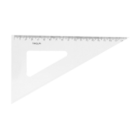 Ekierka średnia 20szt. skala 60 /18cm Ekierka średnia 20szt. skala 60 /18cm