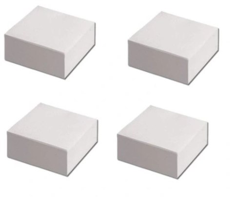 Karteczki 4szt KOSTKA BIAŁA 8,5X8,5 Karteczki 4szt KOSTKA BIAŁA 8,5X8,5