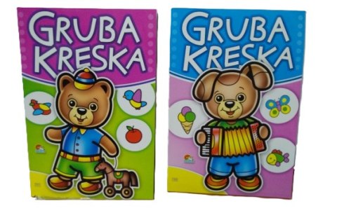 Kolorowanka GRUBA KRESKA Kolorowanka GRUBA KRESKA