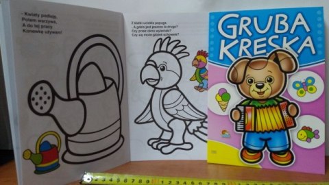Kolorowanka GRUBA KRESKA Kolorowanka GRUBA KRESKA