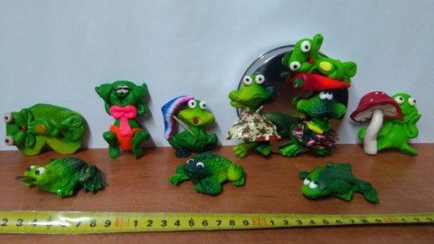 Magnes 10szt ŻABKI Magnes 10szt ŻABKI