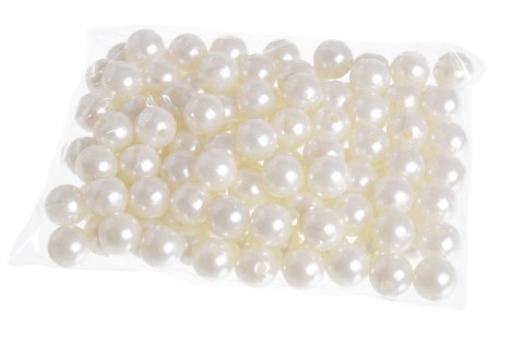 Perły do nawlekania białe 12mm / 100g | 2012 Perły do nawlekania białe 12mm / 100g | 2012