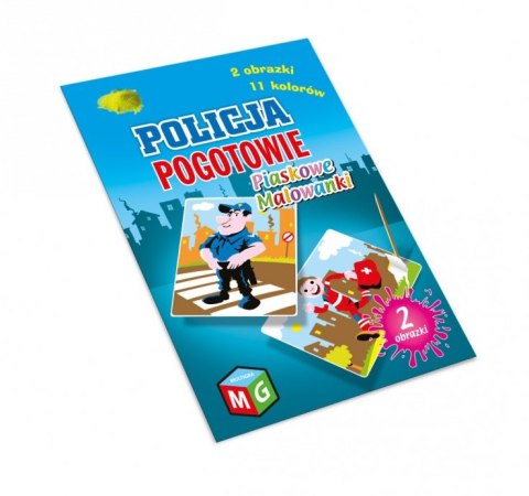 Piaskowe malowanki POLICJA/POGOTOWIE Piaskowe malowanki POLICJA/POGOTOWIE