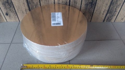 Podkładka pod tort 100szt. ZŁOTA 30cm | L-30 Podkładka pod tort 100szt. ZŁOTA 30cm | L-30
