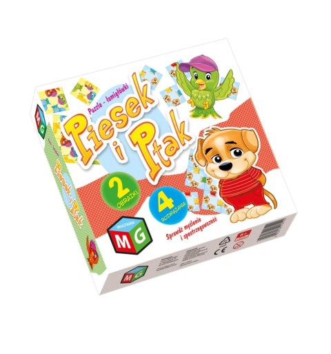 Puzzle i łamigłówki PIESEK I PTAK Puzzle i łamigłówki PIESEK I PTAK