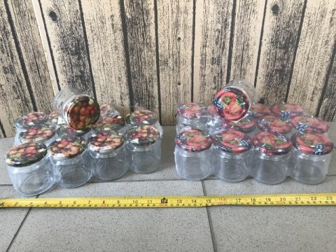 Słoik 212ml + zakrętka 12szt. | T0-212 Słoik 212ml + zakrętka 12szt. | T0-212