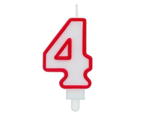 Świeczka urodzinowa CYFRA ''4'' PF-SCC/4 Świeczka urodzinowa CYFRA ''4'' PF-SCC/4