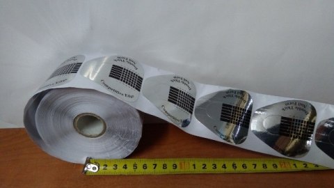 Szablon papierowy do przedłużania paznokci 500szt. | SZA621D-S Szablon papierowy do przedłużania paznokci 500szt. | SZA621D-S