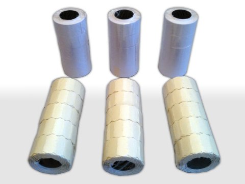 Taśma do metkownicy 26x16 biała falista 5szt. Taśma do metkownicy 26x16 biała falista 5szt.