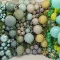 Balony lateksowe Retro Olive, zielony 13 cm, 100 szt. Kalisan