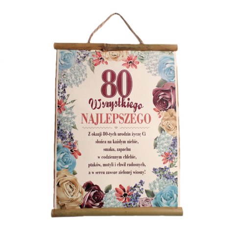 Dyplom URODZINY ''80'' Dyplom URODZINY ''80''