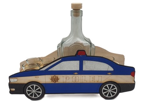 Karafka POLICJA + 6 kieliszków Karafka POLICJA + 6 kieliszków