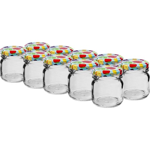 Słoik 10szt. 40ml z zakrętką F-43 | 132040 Słoik 10szt. 40ml z zakrętką F-43 | 132040