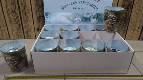 Świeca zapachowa w szkle SOSNA Świeca zapachowa w szkle SOSNA