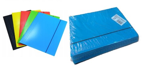 Teczka z gumką 10szt. KOLOR A4 Teczka z gumką 10szt. KOLOR A4