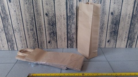 Torebka prezentowa 12szt na butelkę EKO 13x37 Torebka prezentowa 12szt na butelkę EKO 13x37
