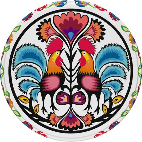 Zakrętki do słoików 10szt. FI-66 FOLK | 136411 Zakrętki do słoików 10szt. FI-66 FOLK | 136411
