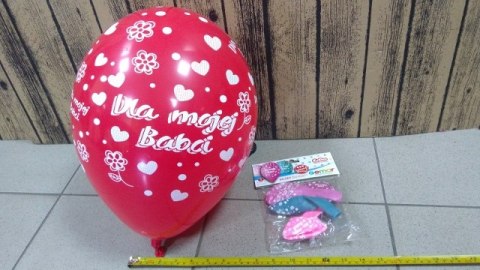 Balon 5szt BABCIA 33cm gs120 Balon 5szt BABCIA 33cm gs120