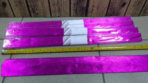 Bibuła 5szt. ZŁOTA RÓŻOWA 50x100cm | KRM-164 Bibuła 5szt. ZŁOTA RÓŻOWA 50x100cm | KRM-164