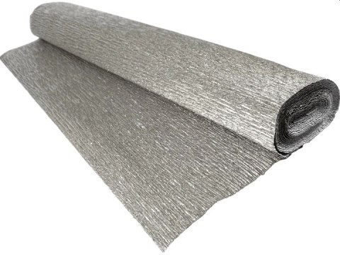Bibuła 5szt. metalizowana SREBRNA 50x100cm | KRM-160 Bibuła 5szt. metalizowana SREBRNA 50x100cm | KRM-160
